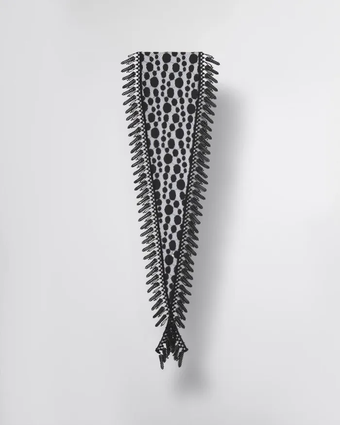 Chico039s Scarves Lace Fringe Scarf Alabaster 8211 Shoes and Accessories