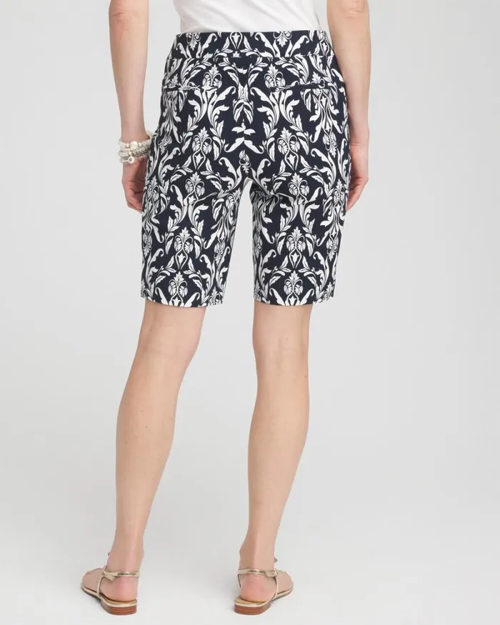 Chico039s Shorts Brigitte 10034 Swirl Print Shorts Classic Navywhite 8211 Clothing Chico039s Shorts Brigitte 10034 Swirl Print Shorts Classic Navywhite 8211 Clothing