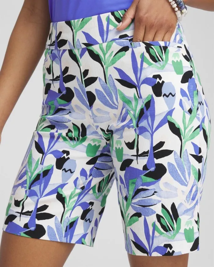 Chico039s Shorts Brigitte 7034 Tropical Print Shorts Alabaster 8211 Clothing Chico039s Shorts Brigitte 7034 Tropical Print Shorts Alabaster 8211 Clothing