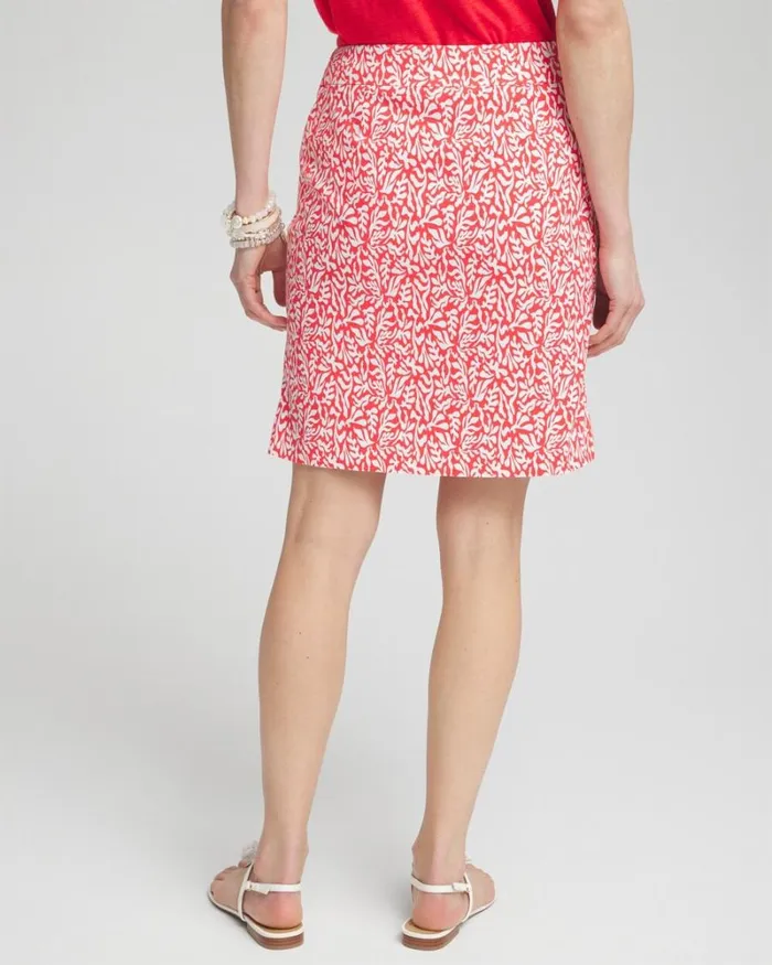 Chico039s Skirts Brigitte PullOn Reef Print Skort Watermelon Punch 8211 Clothing Chico039s Skirts Brigitte PullOn Reef Print Skort Watermelon Punch 8211 Clothing