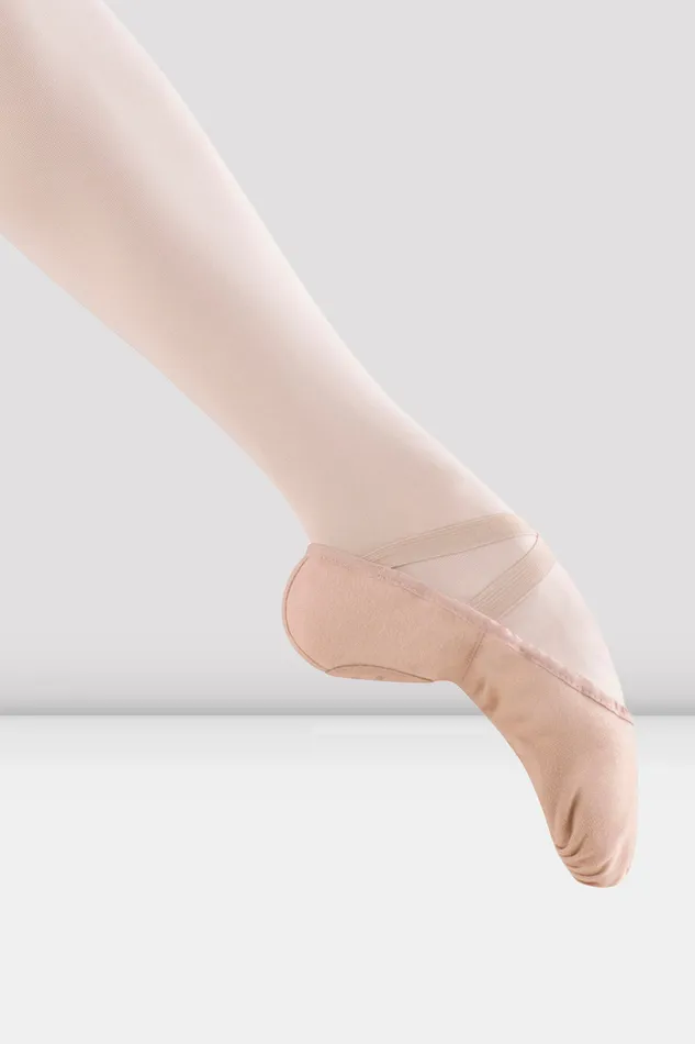 Childrens Pump Canvas Ballet Shoes Pink Canvas Children Ballet Bloch