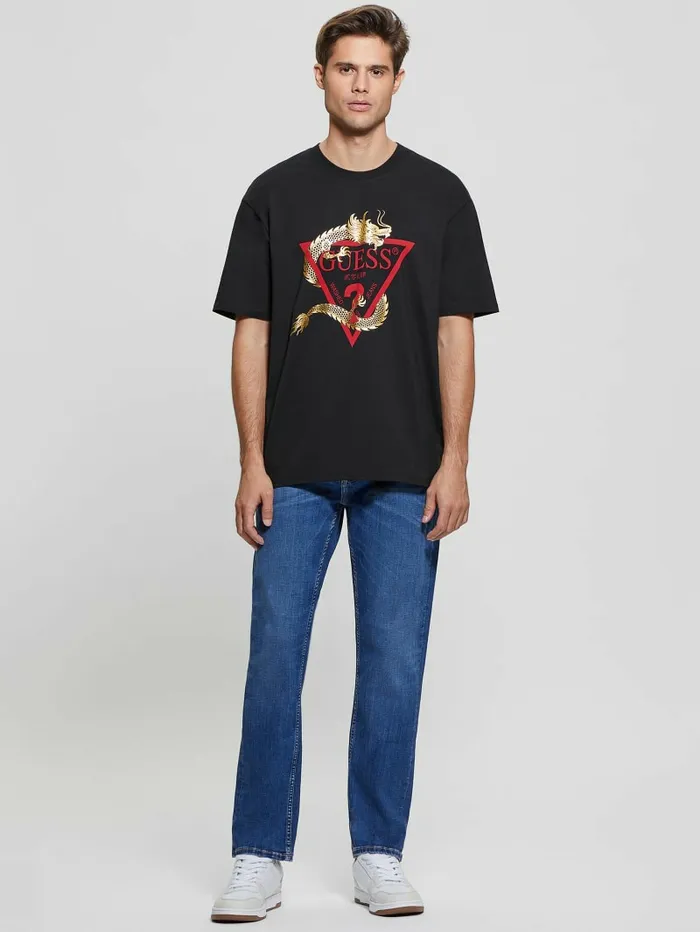 Chinese New Year Dragon Tee Black Men TShirts and Tanks GUESS