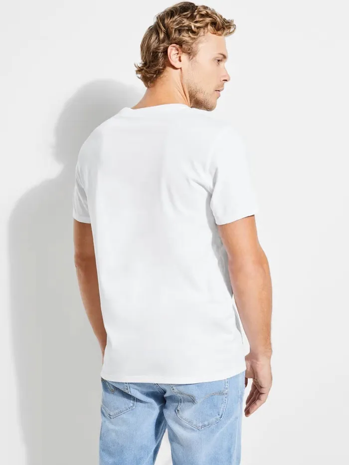Classic Logo Tee Pure White Men TShirts and Tanks GUESS Classic Logo Tee Pure White Men TShirts and Tanks GUESS