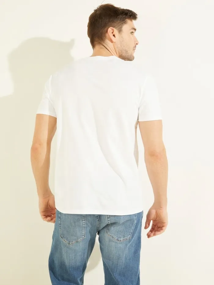 Classic Logo Tee Pure White Men TShirts and Tanks GUESS Classic Logo Tee Pure White Men TShirts and Tanks GUESS