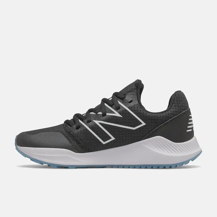 Cleats New Balance Kids 4040 v6 Youth Turf Trainer Black with White Cleats New Balance Kids 4040 v6 Youth Turf Trainer Black with White