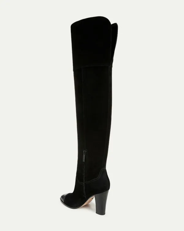 Conrad OverTheKnee Boot Black Women Veronica Beard Shoes