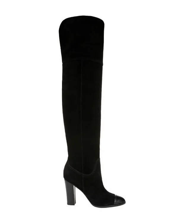 Conrad OverTheKnee Boot Black Women Veronica Beard Shoes