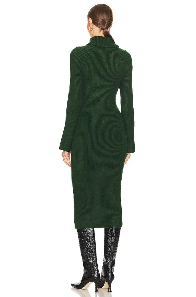 Coralie Knit Dress Dark Green Women Lovers and Friends Sweaters and Knits Coralie Knit Dress Dark Green Women Lovers and Friends Sweaters and Knits