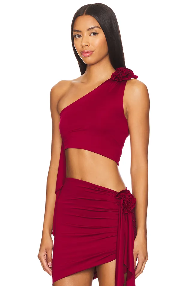 Cordelia Top Oxblood Women Lovers and Friends Tops Cordelia Top Oxblood Women Lovers and Friends Tops