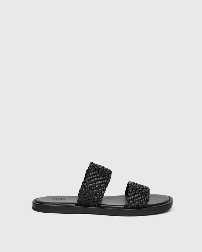 Dakota Sandal 8211 Black Leather Sandals PAIGE Women