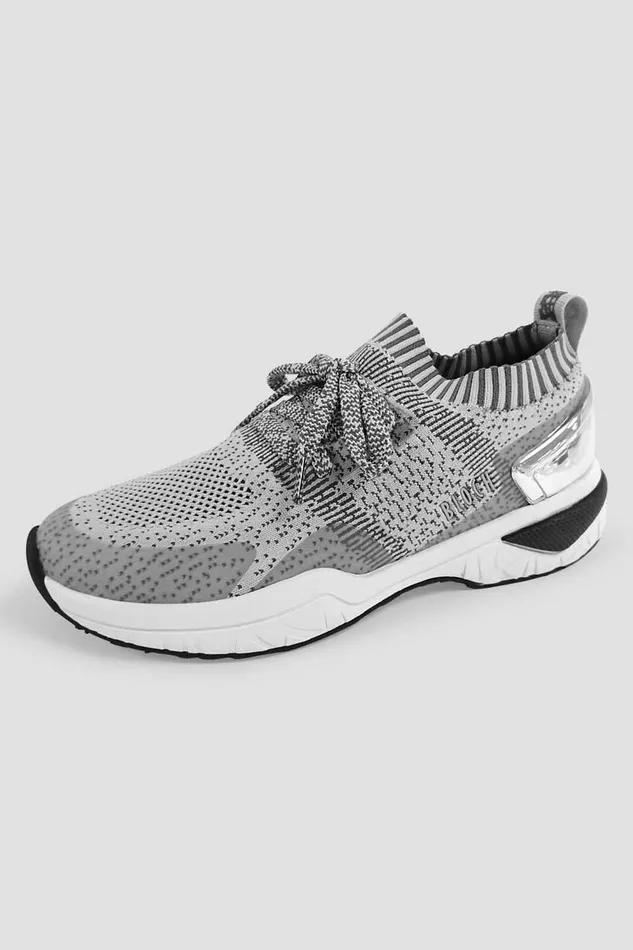 Dance Sneakers Adult Bloch Ladies Alcyone Sneaker Grey Knit