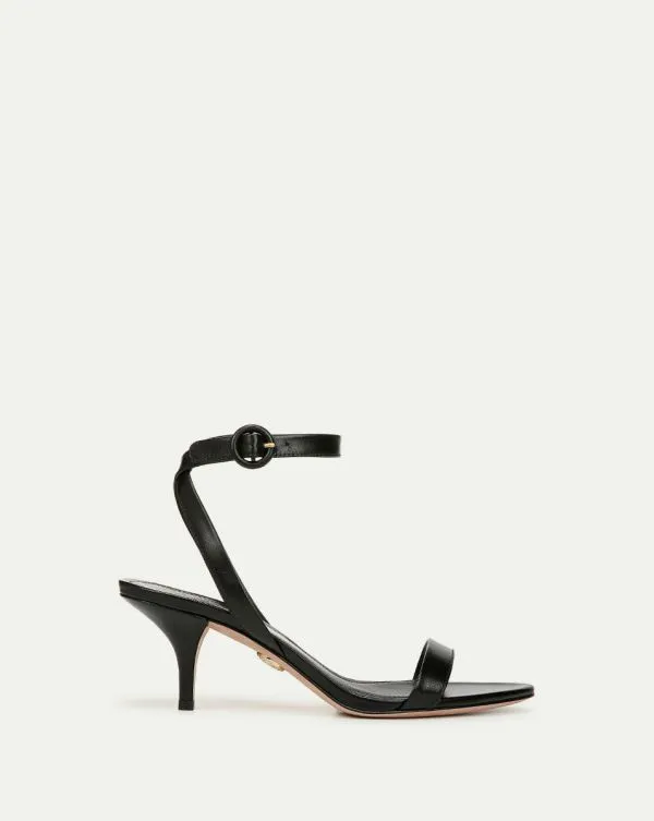 Darcelle Leather Sandal Black Women Veronica Beard Shoes