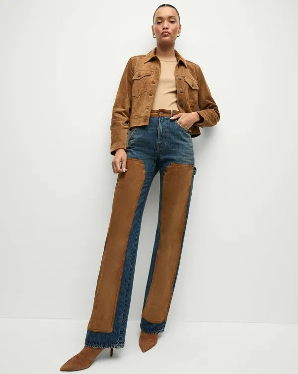 Delena Suede Jacket Whisky Women Veronica Beard Jackets and Outerwear Delena Suede Jacket Whisky Women Veronica Beard Jackets and Outerwear