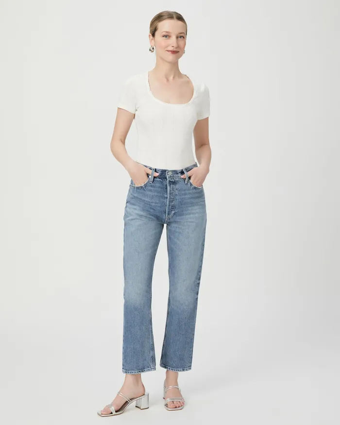 Denim Billy Crop Straight Jean 8211 Costar PAIGE Women