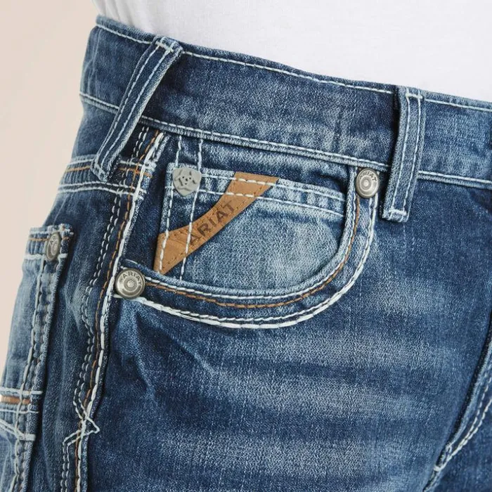Denim Kids Ariat B4 Relaxed Coltrane Boot Cut Jean Durango Denim Kids Ariat B4 Relaxed Coltrane Boot Cut Jean Durango