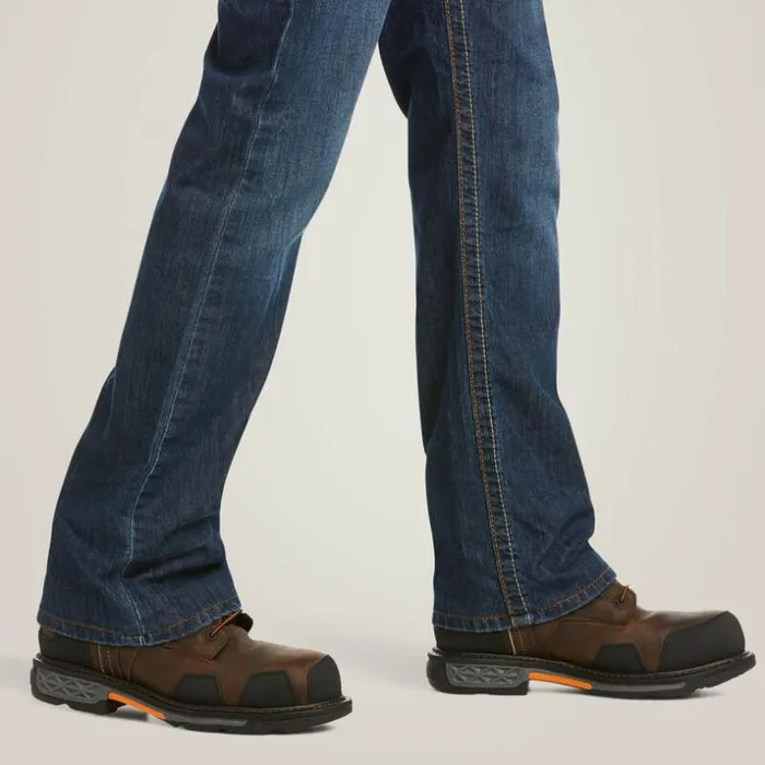 Denim Men Ariat FR M4 Relaxed Stretch DuraLight Jett Boot Cut Jean Airway Denim Men Ariat FR M4 Relaxed Stretch DuraLight Jett Boot Cut Jean Airway