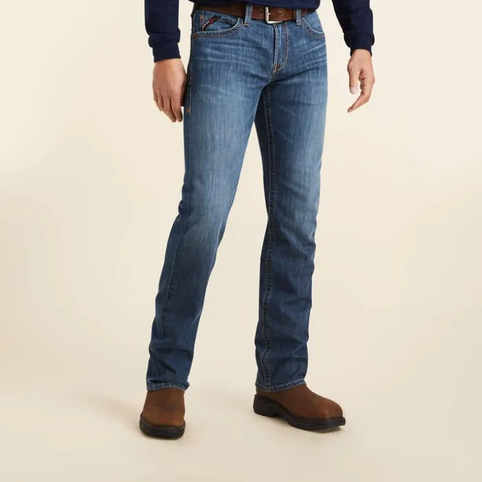 Denim Men Ariat FR M7 Slim Duralight Stretch Basic Straight Jean Shaniko