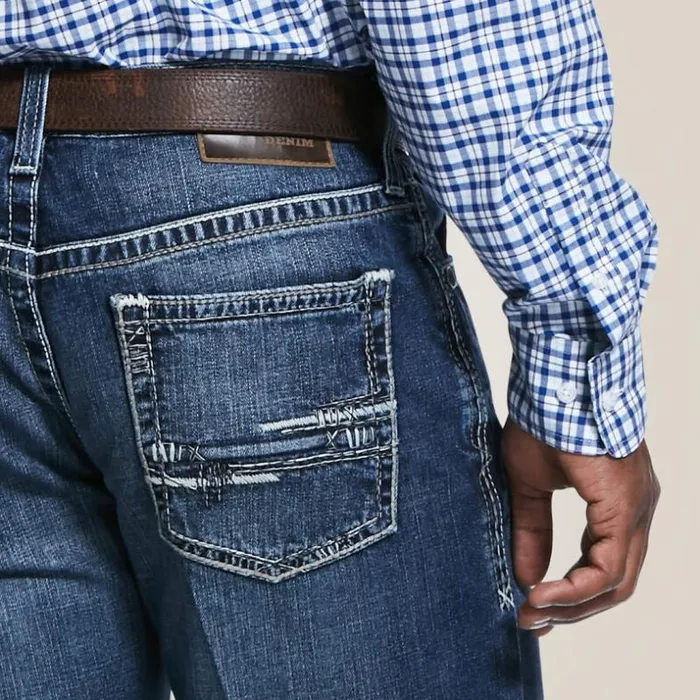 Denim Men Ariat M2 Relaxed Stretch Adkins Boot Cut Jean Summit Denim Men Ariat M2 Relaxed Stretch Adkins Boot Cut Jean Summit