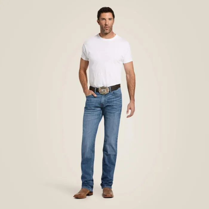 Denim Men Ariat M2 Relaxed Stretch Legacy Boot Cut Jean Brandon