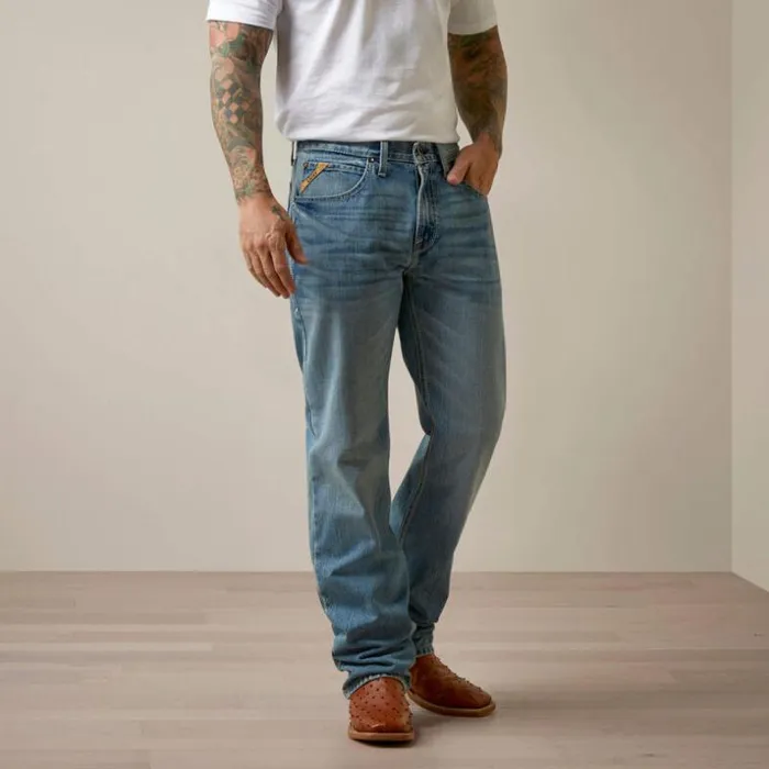 Denim Men Ariat M2 Traditional Relaxed Kenton Boot Cut Jean Pajaro