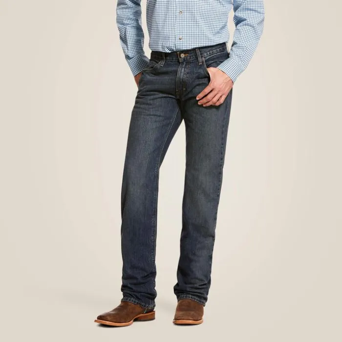 Denim Men Ariat M4 Low Rise Legacy Boot Cut Jean Tabac