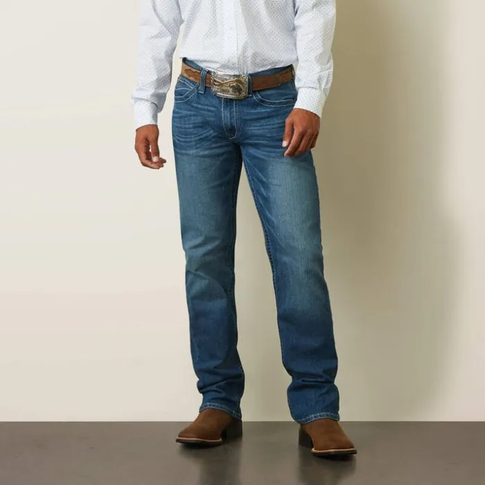 Denim Men Ariat M5 Straight Devon Straight Jean Bayou