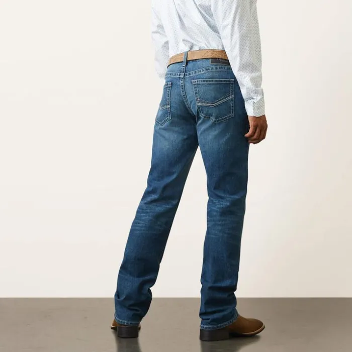 Denim Men Ariat M5 Straight Devon Straight Jean Bayou