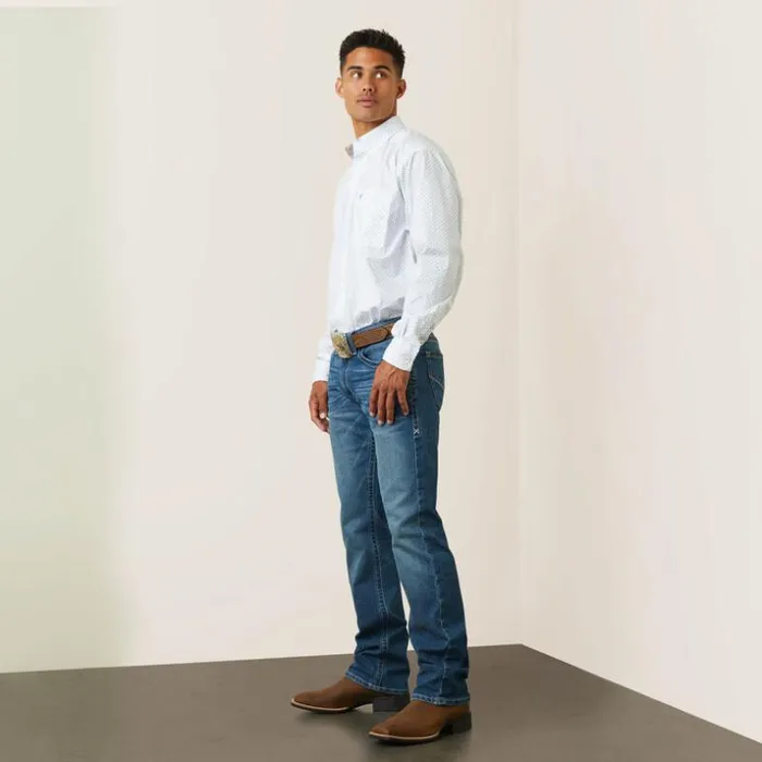 Denim Men Ariat M5 Straight Devon Straight Jean Bayou