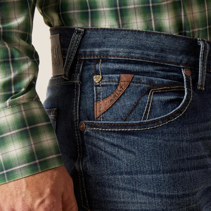 Denim Men Ariat M5 Straight Romans Straight Jean Skyland Denim Men Ariat M5 Straight Romans Straight Jean Skyland