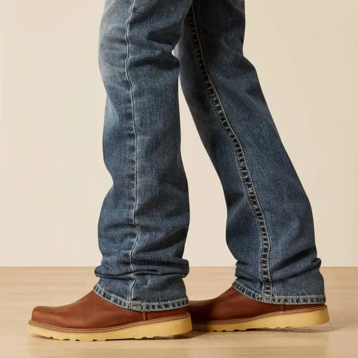 Denim Men Ariat M7 Slim Warrack Straight Jean Livermore