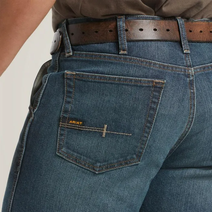 Denim Men Ariat Rebar DuraStretch Denim Utility Short Phantom Denim Men Ariat Rebar DuraStretch Denim Utility Short Phantom
