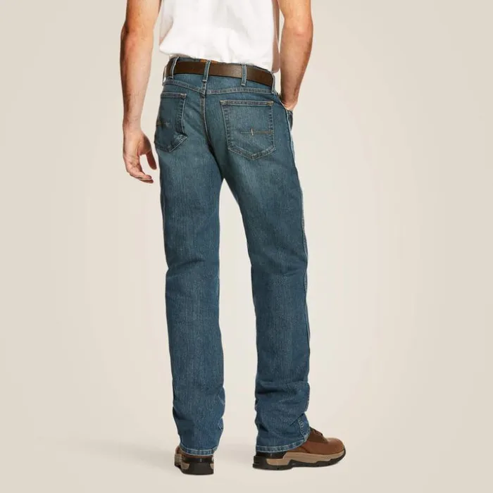 Denim Men Ariat Rebar M4 Relaxed DuraStretch Basic Boot Cut Jean Carbine Denim Men Ariat Rebar M4 Relaxed DuraStretch Basic Boot Cut Jean Carbine
