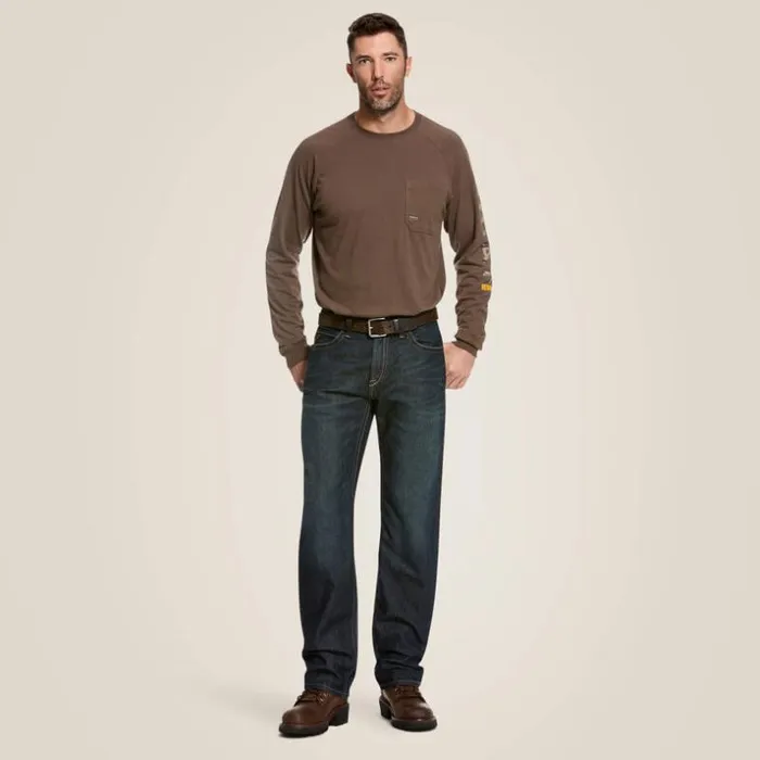 Denim Men Ariat Rebar M4 Relaxed DuraStretch Edge Stackable Straight Leg Jean Cobalt Denim Men Ariat Rebar M4 Relaxed DuraStretch Edge Stackable Straight Leg Jean Cobalt