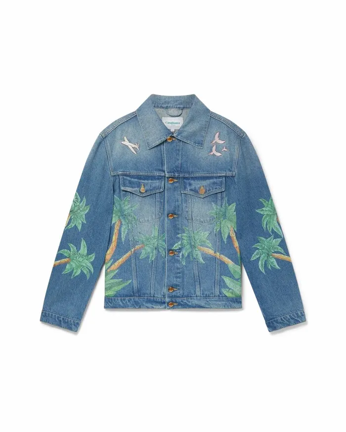 Denim Men Casablanca Paris Casablanca Tennis Club Denim Jacket