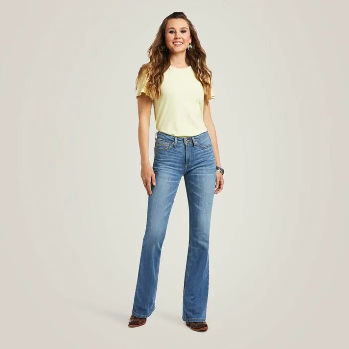 Denim Women Ariat REAL High Rise Daniela Boot Cut Tennessee Denim Women Ariat REAL High Rise Daniela Boot Cut Tennessee