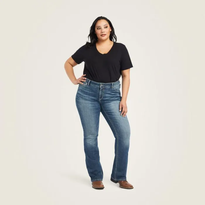 Denim Women Ariat REAL Maisie Boot Cut Jean Torrance Denim Women Ariat REAL Maisie Boot Cut Jean Torrance