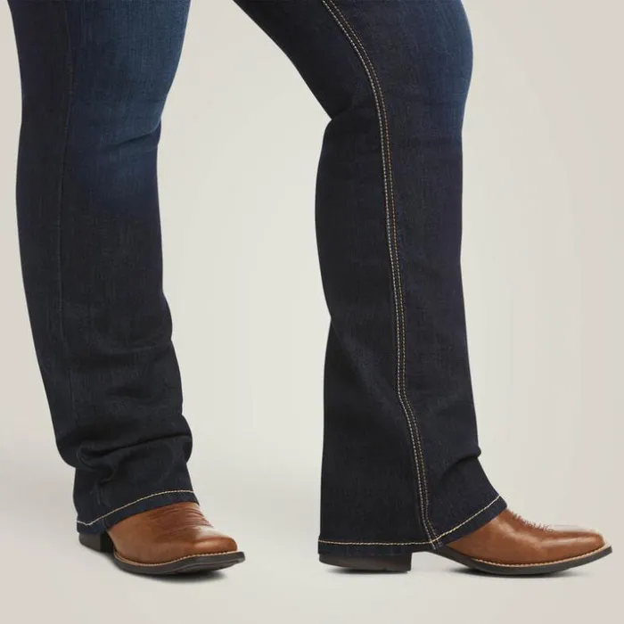 Denim Women Ariat REAL Mid Rise Arrow Fit Jocelyn Boot Cut Jean Nashville