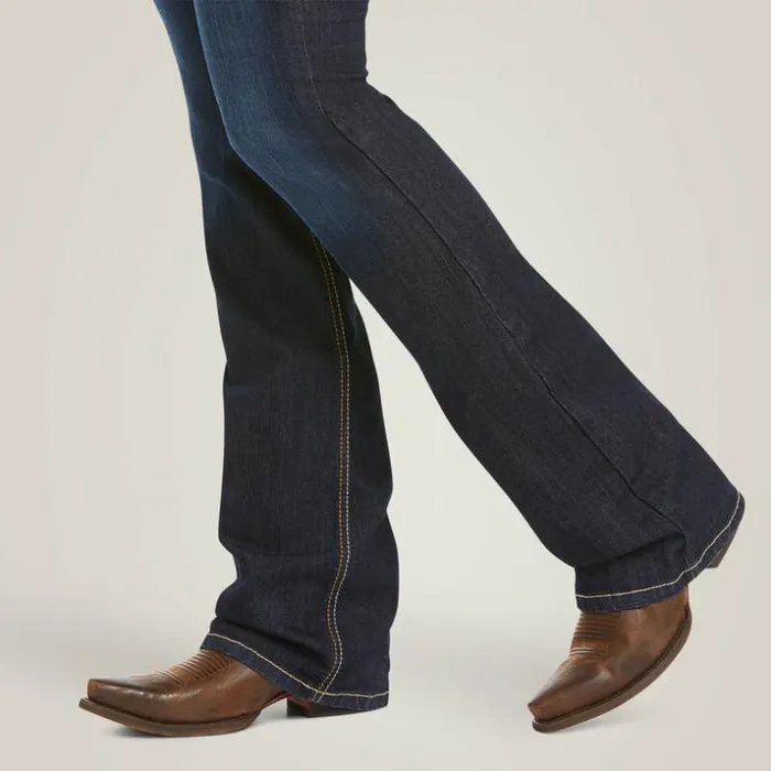 Denim Women Ariat REAL Mid Rise Arrow Fit Jocelyn Boot Cut Jean Nashville