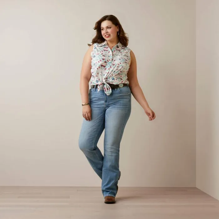Denim Women Ariat REAL Perfect Rise Brianna Boot Cut Jean Oklahoma Denim Women Ariat REAL Perfect Rise Brianna Boot Cut Jean Oklahoma