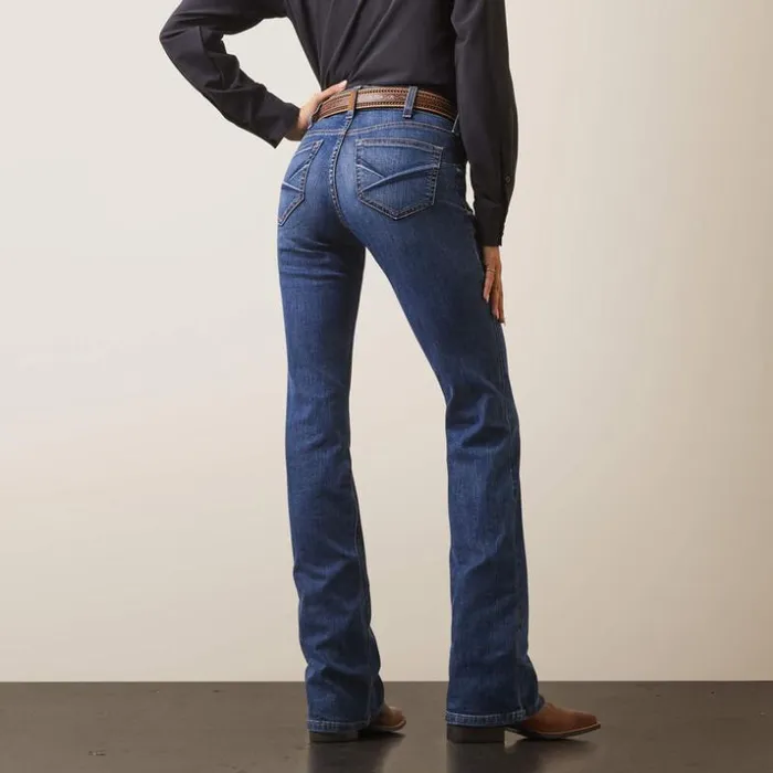 Denim Women Ariat REAL Perfect Rise Leila Boot Cut Jean Irvine Denim Women Ariat REAL Perfect Rise Leila Boot Cut Jean Irvine