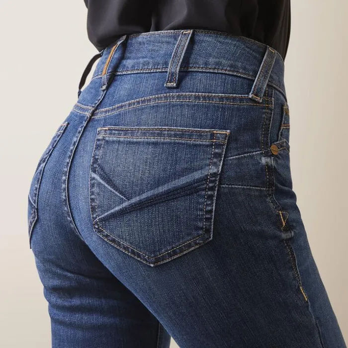Denim Women Ariat REAL Perfect Rise Leila Boot Cut Jean Irvine Denim Women Ariat REAL Perfect Rise Leila Boot Cut Jean Irvine