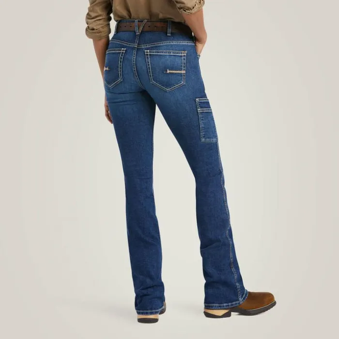 Denim Women Ariat Rebar Work Flex Perfect Rise Riveter Boot Cut Jean Pilar Denim Women Ariat Rebar Work Flex Perfect Rise Riveter Boot Cut Jean Pilar