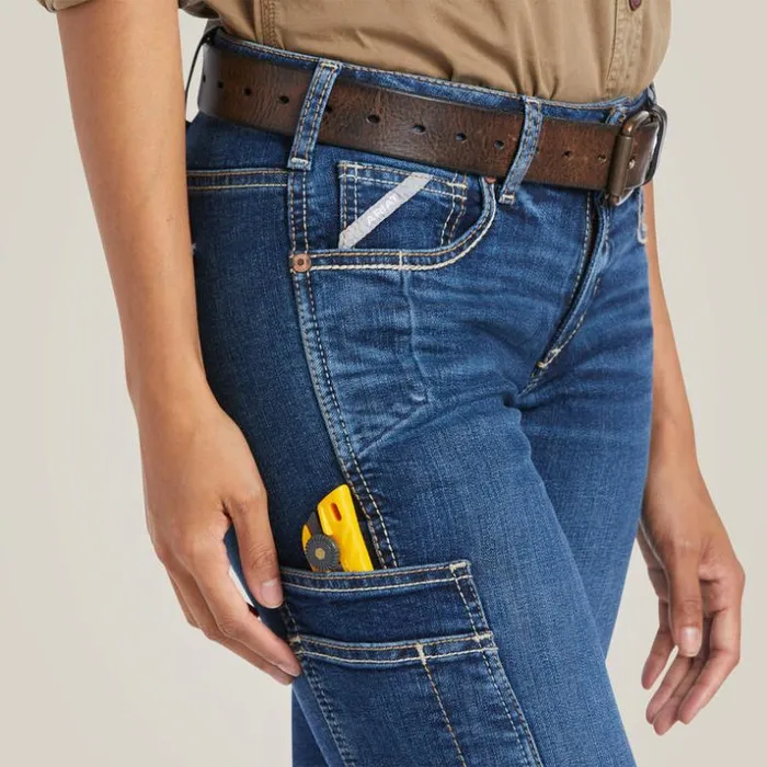 Denim Women Ariat Rebar Work Flex Perfect Rise Riveter Boot Cut Jean Pilar Denim Women Ariat Rebar Work Flex Perfect Rise Riveter Boot Cut Jean Pilar