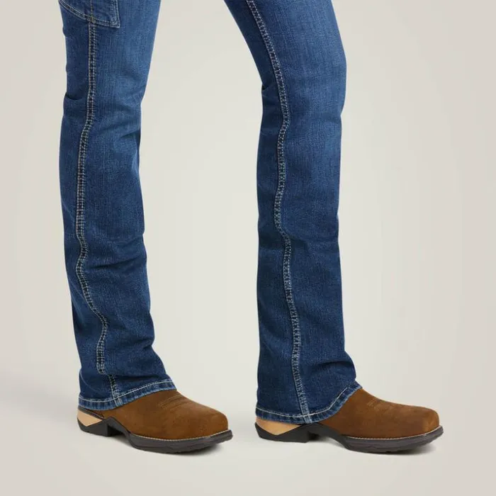 Denim Women Ariat Rebar Work Flex Perfect Rise Riveter Boot Cut Jean Pilar Denim Women Ariat Rebar Work Flex Perfect Rise Riveter Boot Cut Jean Pilar