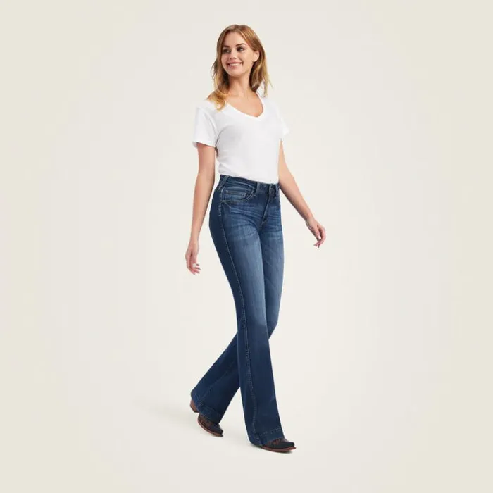Denim Women Ariat Slim Trouser Mckenna Wide Leg Jean Natalia