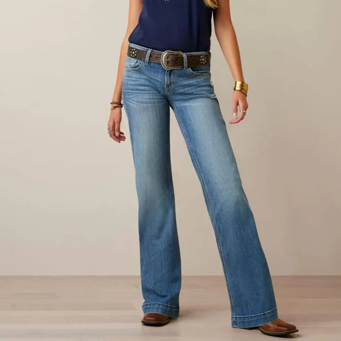Denim Women Ariat Trouser Mid Rise Jacqueline Jean Philadelphia
