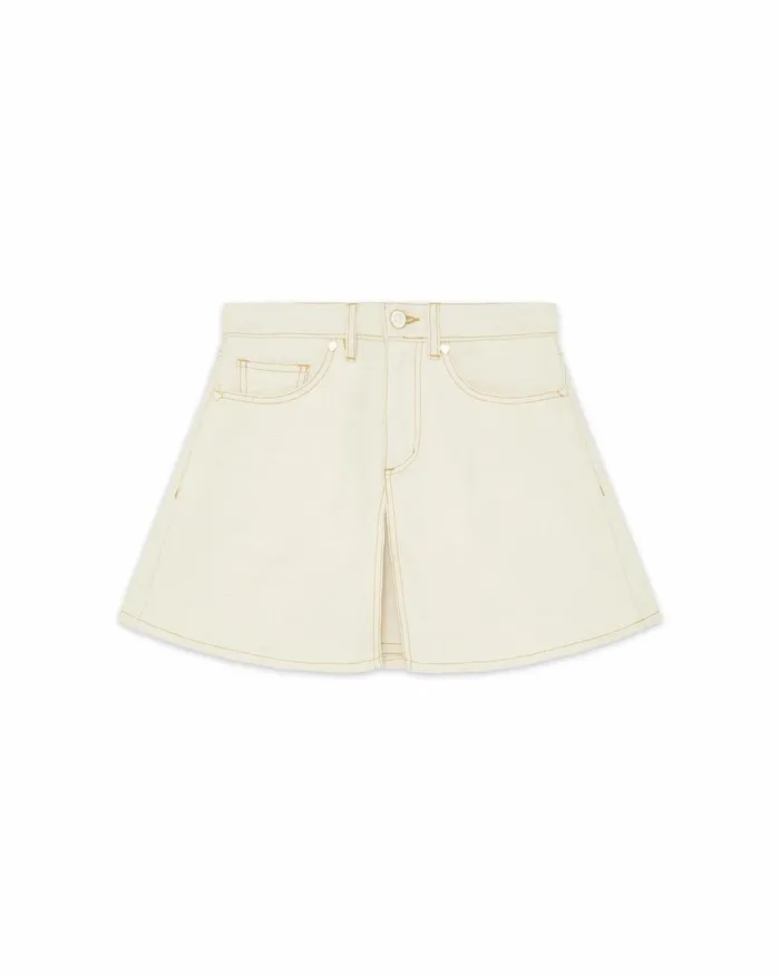 Denim Women Casablanca Paris Monogram Denim Skirt
