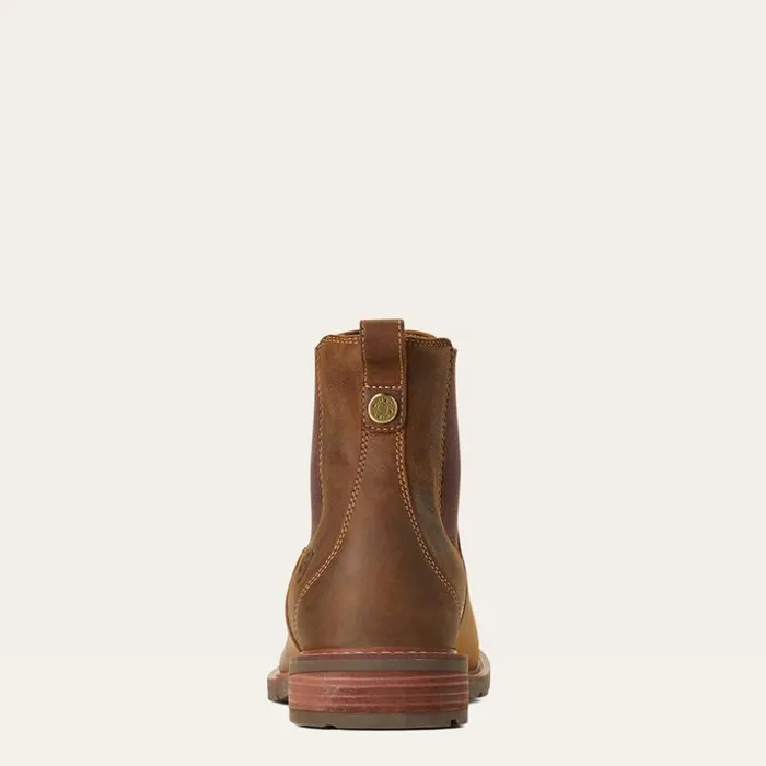 Dress and Fashion Boots Men Ariat Wexford Waterproof Chelsea Boot Weathered Brown Dress and Fashion Boots Men Ariat Wexford Waterproof Chelsea Boot Weathered Brown