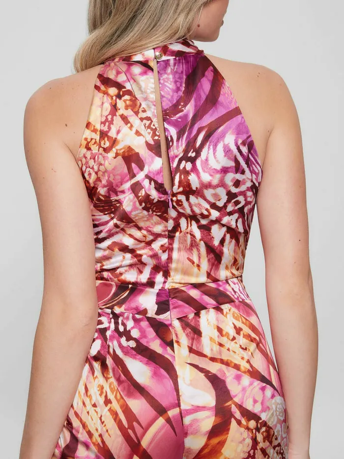 Dresses and Jumpsuits Women GUESS Eco Rose Printed Jumpsuit Colorfull Animalier
