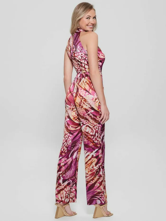 Dresses and Jumpsuits Women GUESS Eco Rose Printed Jumpsuit Colorfull Animalier